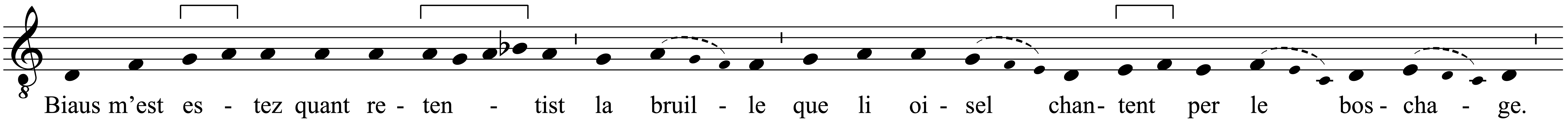 Work musical notation